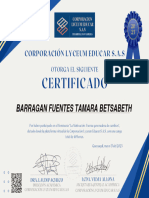 Certificado La Motivacin