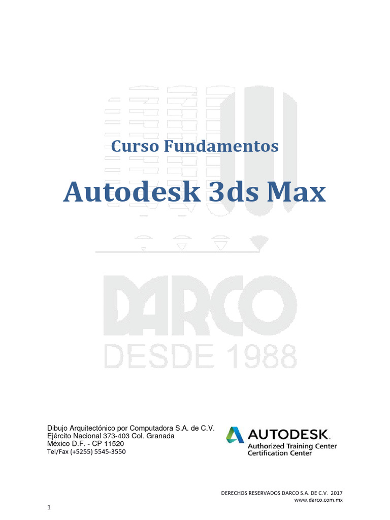 Curso de Fundamentos en 3ds Max | PDF | Menú (Computación) | Ventana ...