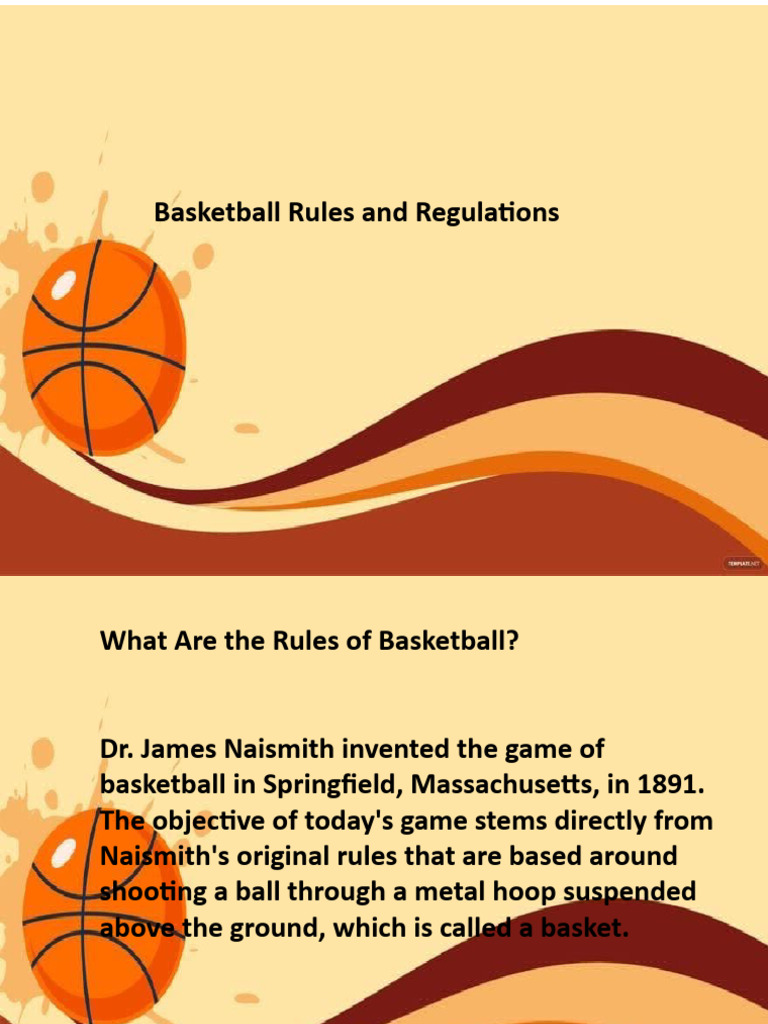 Basketball Rules PDF Referee Sports
