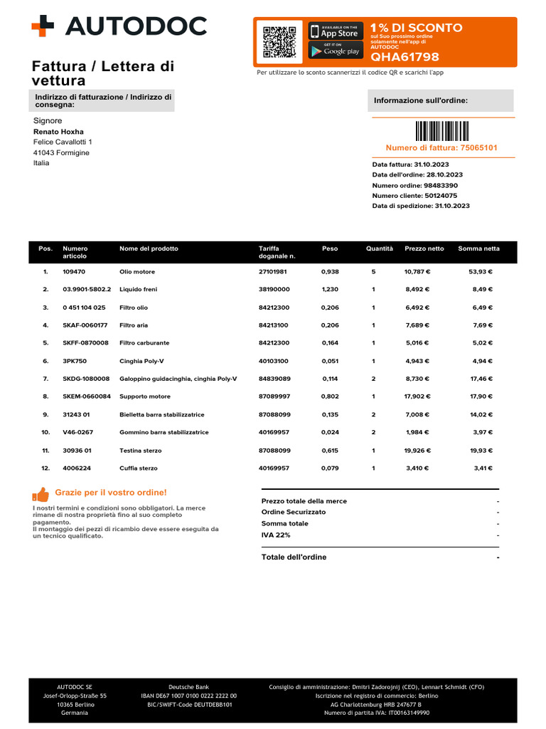 Invoice | PDF
