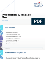 0 - Introduction Au Langage C++