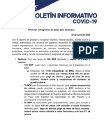 Boletín - 25 Junio 2020