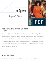 SSE-Swami As A Guru