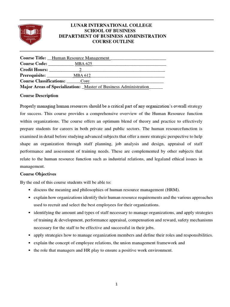 human-resource-management-course-outline-pdf-human-resource