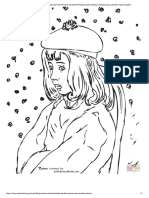 Dibujo de Retrato de Felix Pissarro de Camille Pissarro para Colorear - Dibujos para Colorear Imprimir Gratis