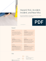 Hazard Risk Accident Incident and Near Miss 2 1