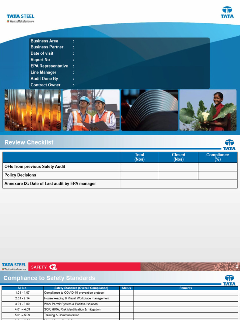 Safety Audit Checklist | PDF