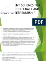 Government Schemes For Promotion of Craft and Craft