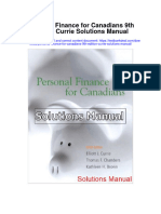 Personal Finance For Canadians 9th Edition Currie Solutions Manual