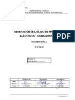 IT-07-08-03 - Generacion - de - Listado - de - Materiales - Electricos Rev.0