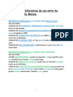 Unidad 10.2. Diferencias de Uso Entre Los Tiempos