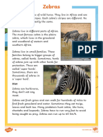 Zebra Factfile