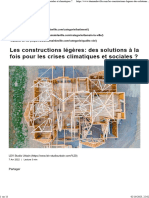 Les Constructions Legères - Solutions Pour Les Crises