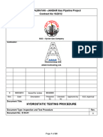 Hydrostatic Test Procedure Version 0-1