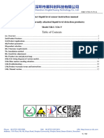 Non-Contact Liquid Level Sensor Instruction Manual (Intelligent Externally Attached Liquid Level Detection Products) Model XKC-Y26-V