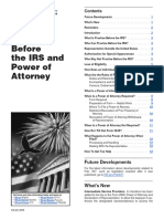 Practice Before The IRS and Power of Attorney: Future Developments