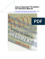 Practical Study of Argument 7th Edition Govier Solutions Manual
