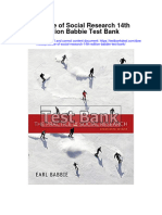 Practice of Social Research 14th Edition Babbie Test Bank