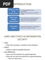 Laws and Ethics in Information Security