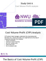 Chapter 6 Cost Volume Analysis