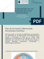 Breve Descripción de Las Asignaturas Del Plan Diferenciado