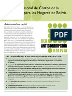Estudio de Cuanto Cuesta La Corrupcion - La Corrupcion en Bolivia