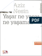 Yaşar Ne Yaşar Ne Yaşamaz - Aziz Nesin