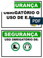 03 - Placas de Sinalização - Equipamentos