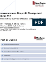 Introduction To Nonprofit Management