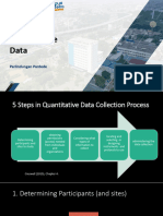 Quantitative Data Collection