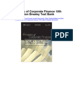 Principles of Corporate Finance 10th Edition Brealey Test Bank