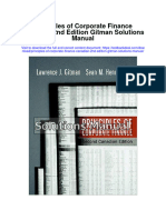 Principles of Corporate Finance Canadian 2nd Edition Gitman Solutions Manual