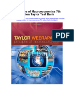 Principles of Macroeconomics 7th Edition Taylor Test Bank