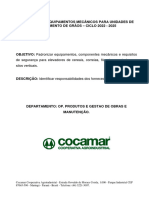 Descritivo Equipamentos Mecânicos Cocamar - V.6 (2022)