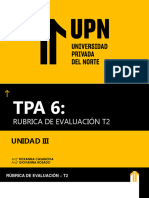 Tpa 6 - Semana 11 - Rubrica T2