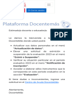 Plataforma Docente Más