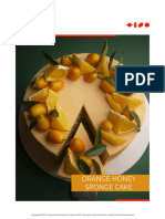 Orange Honey Sponge Cake