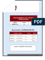 QHSE PR 011 Control Operacional