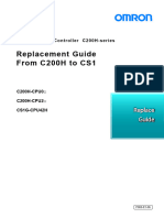 Replacement Guide From C200H To CS1
