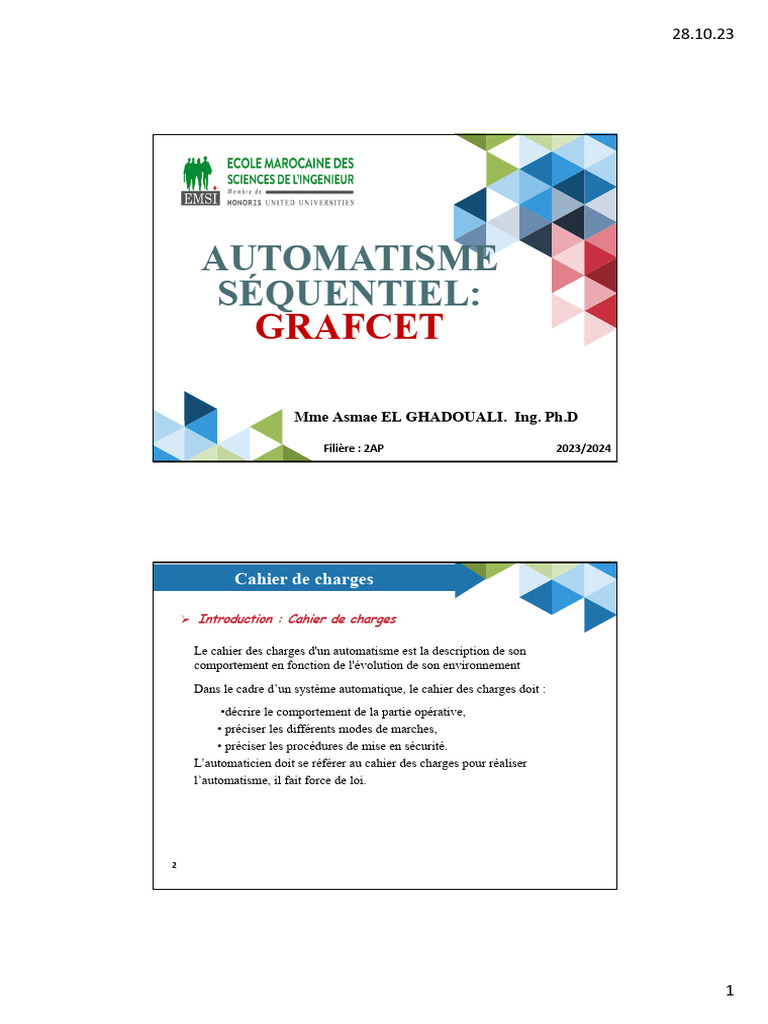 GRAFCET : Guide sur l'automatisme industriel | PDF | Langage de ...