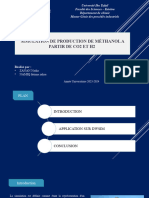 Production de Méthanol