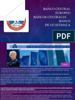 Banco Centra Europeo y Banco de Guatemala