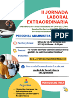 II Jornada Laboral Extraordinaria - 2023 - Administrativos-Hoja de Ruta
