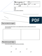 Evaluation Droites Et Segments