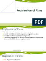 Special Contract Registration of Firms