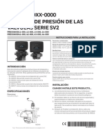 PRESSMODXX-0000 Módulos de Presión de Las Válvulas Serie Sv2