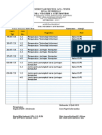 Agenda Harian