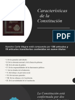 Características de La Constitución