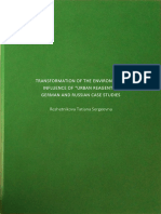 Transformation of The Environment: Influence of "Urban Reagents." German and Russian Case Studies