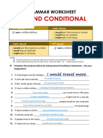 Worksheet 2nd Conditional